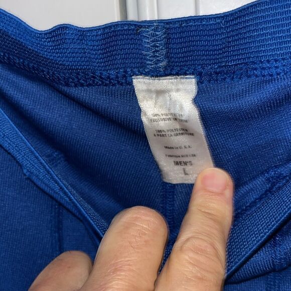 Duke Royal Blue men’s Patagonia Capilene poly hiking trail shorts L Large - Picture 4 of 4